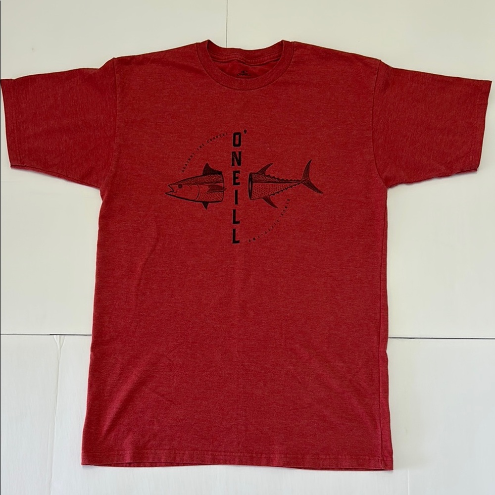 O'Neill Men's Red Graphic T-Shirt Size Medium